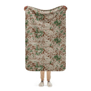 Flecktarn Wüstentarn Desert CAMO Sherpa Blanket - 37″×57″