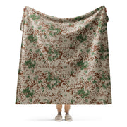 Flecktarn Wüstentarn Desert CAMO Sherpa Blanket - 60″×80″