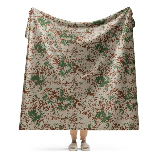 Flecktarn Wüstentarn Desert CAMO Sherpa Blanket - 60″×80″