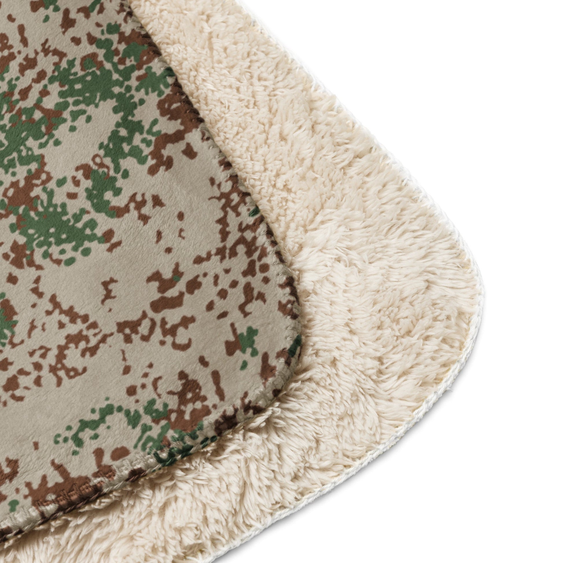 German Flecktarn Wüstentarn Desert CAMO Sherpa Blanket
