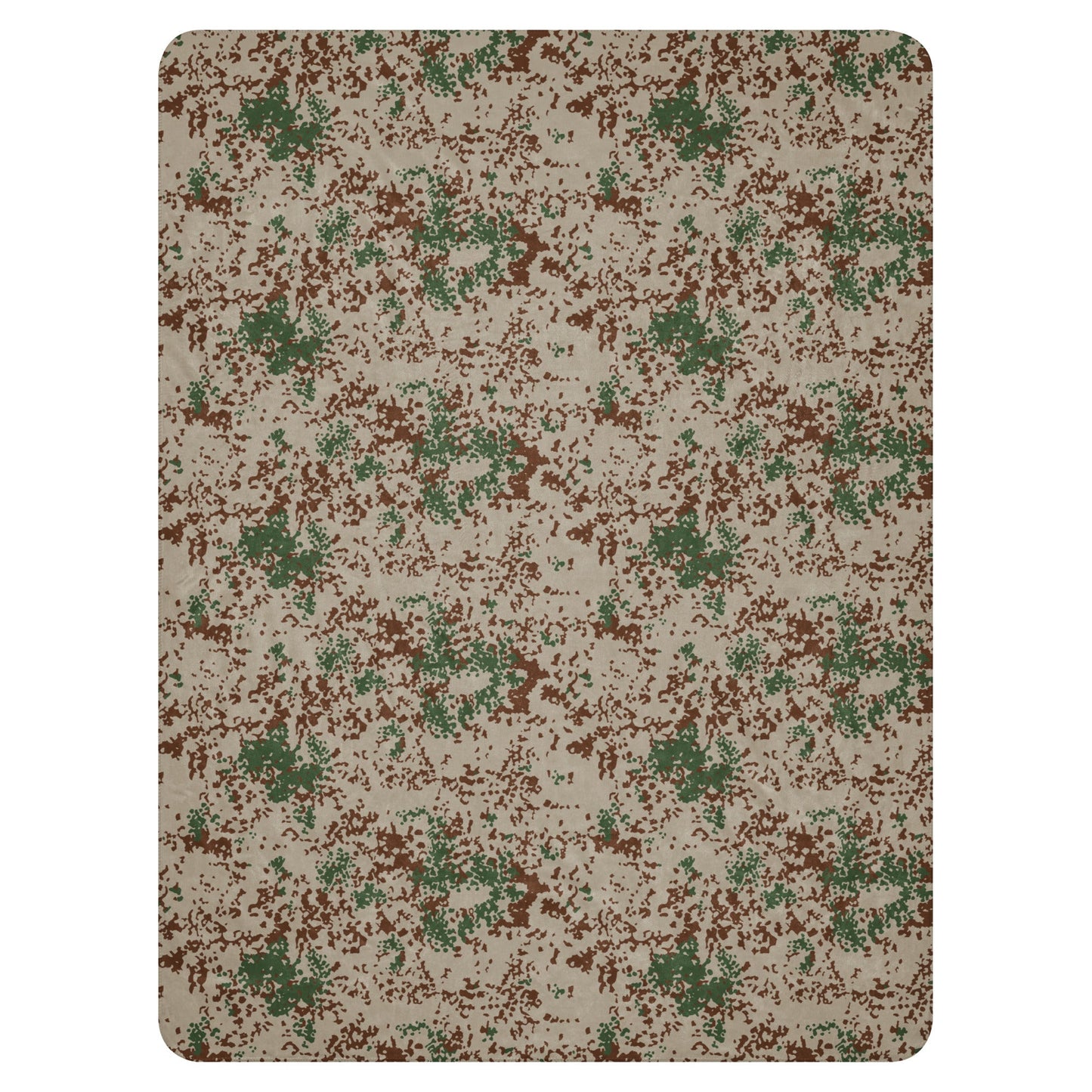German Flecktarn Wüstentarn Desert CAMO Sherpa Blanket