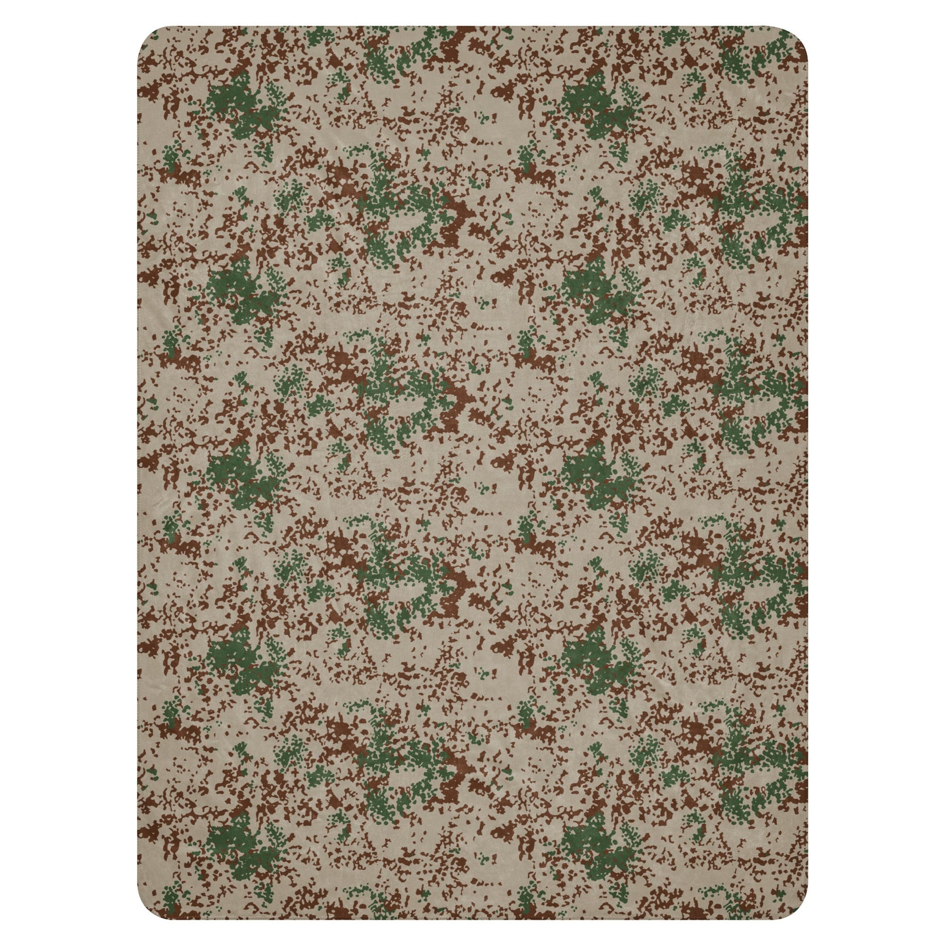 German Flecktarn Wüstentarn Desert CAMO Sherpa Blanket