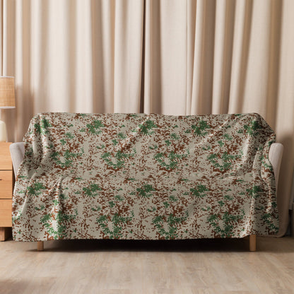 German Flecktarn Wüstentarn Desert CAMO Sherpa Blanket