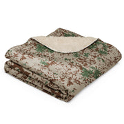 Flecktarn Wüstentarn Desert CAMO Sherpa Blanket