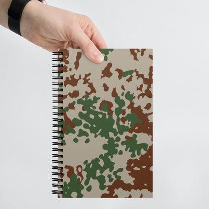 German Flecktarn Wüstentarn Desert CAMO Spiral Notebook