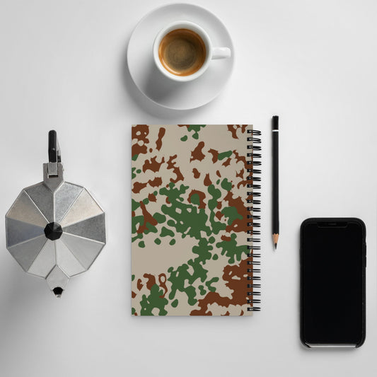 German Flecktarn Wüstentarn Desert CAMO Spiral Notebook