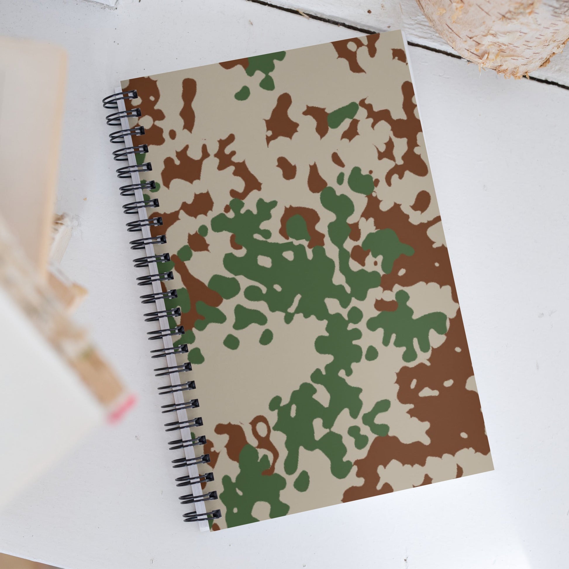 German Flecktarn Wüstentarn Desert CAMO Spiral Notebook