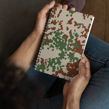 German Flecktarn Wüstentarn Desert CAMO Spiral Notebook