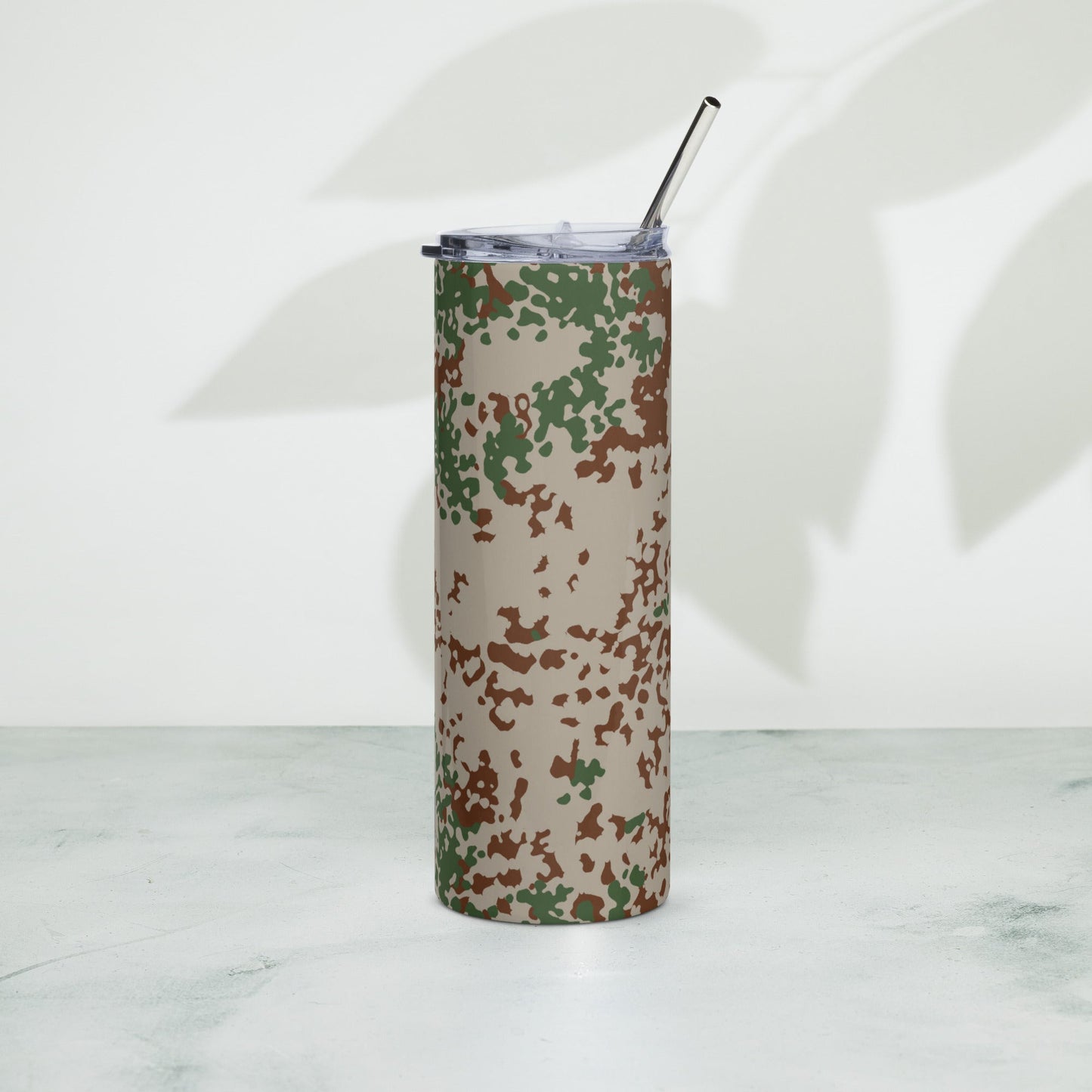 German Flecktarn Wüstentarn Desert CAMO Stainless Steel Tumbler