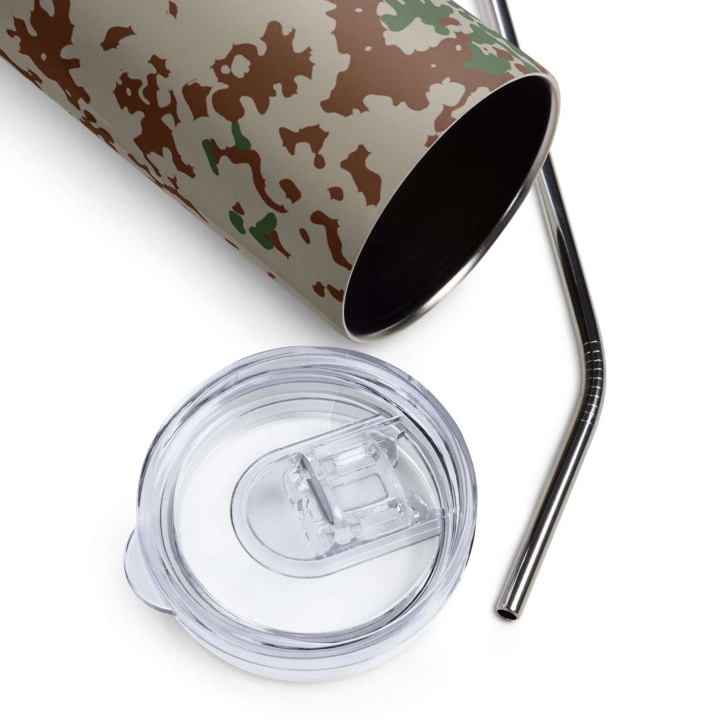 German Flecktarn Wüstentarn Desert CAMO Stainless Steel Tumbler