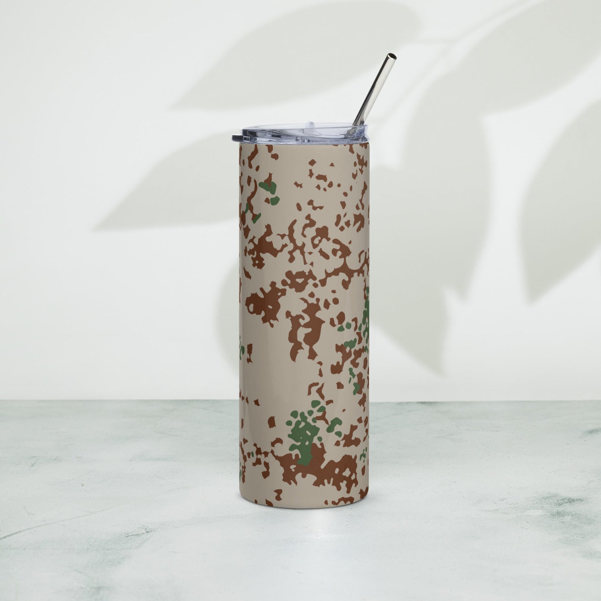 German Flecktarn Wüstentarn Desert CAMO Stainless Steel Tumbler