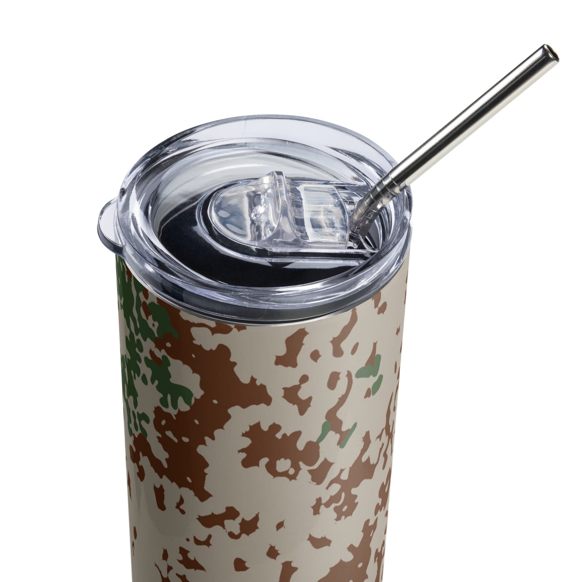 German Flecktarn Wüstentarn Desert CAMO Stainless Steel Tumbler