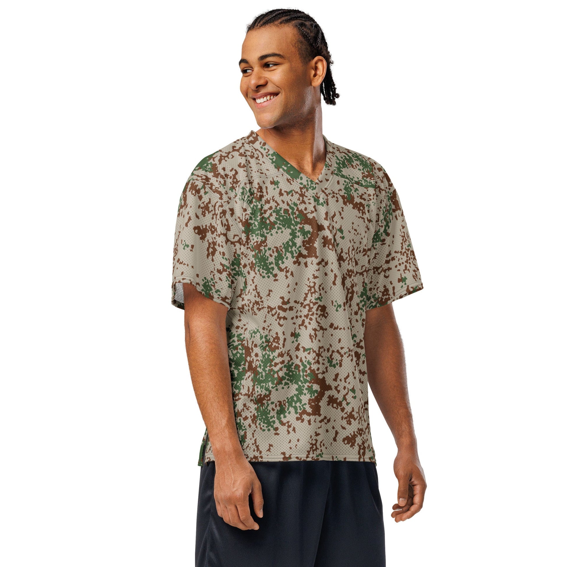 German Flecktarn Wüstentarn Desert CAMO Unisex American Football Jersey