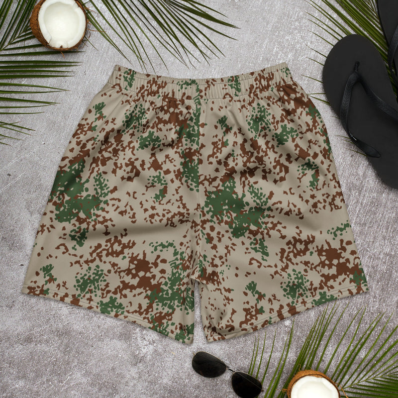 Flecktarn Wüstentarn Desert CAMO Unisex Athletic Long Shorts