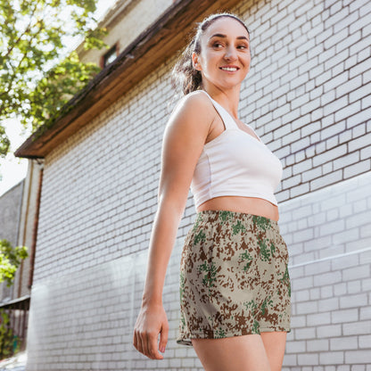 German Flecktarn Wüstentarn Desert CAMO Unisex Athletic Shorts
