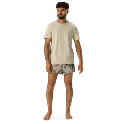 German Flecktarn Wüstentarn Desert CAMO Unisex Athletic Shorts