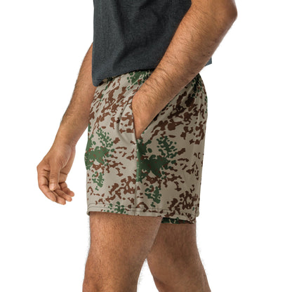 German Flecktarn Wüstentarn Desert CAMO Unisex Athletic Shorts - XS