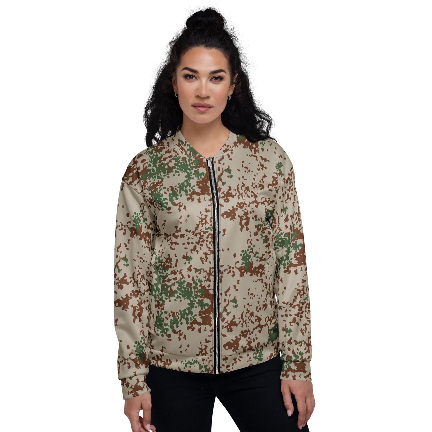 German Flecktarn Wüstentarn Desert CAMO Unisex Bomber Jacket