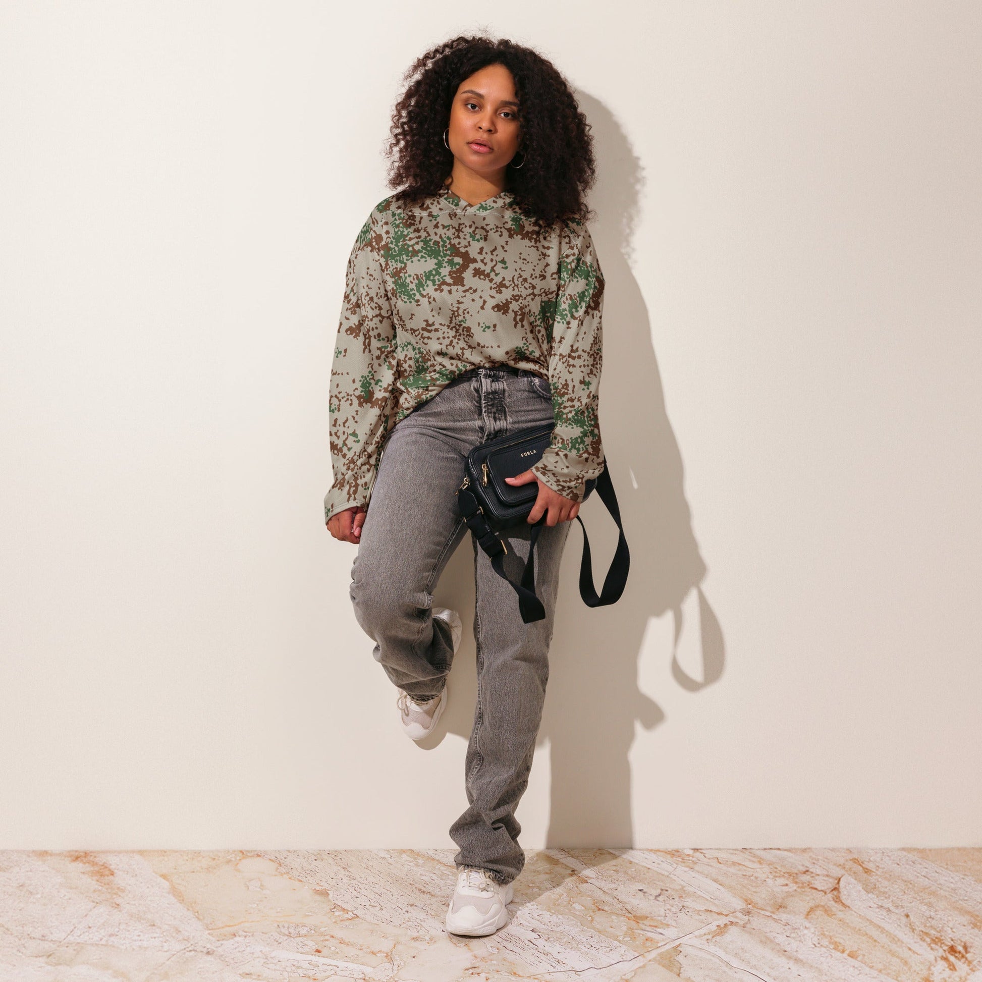 German Flecktarn Wüstentarn Desert CAMO Unisex Hockey Fan Jersey