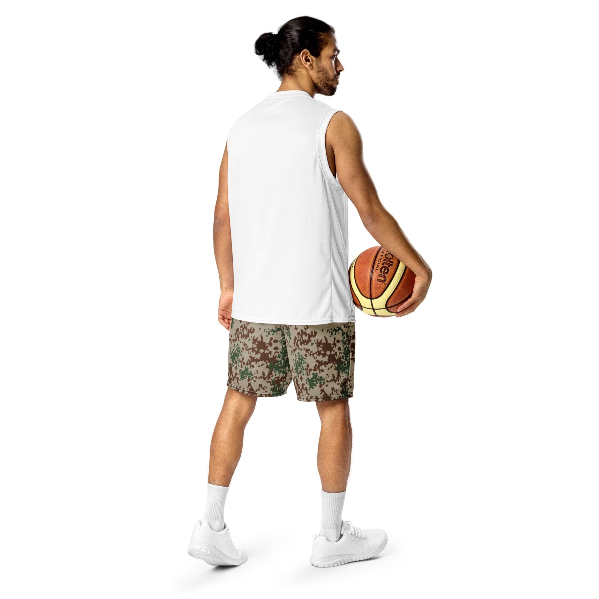 German Flecktarn Wüstentarn Desert CAMO Unisex Mesh Shorts