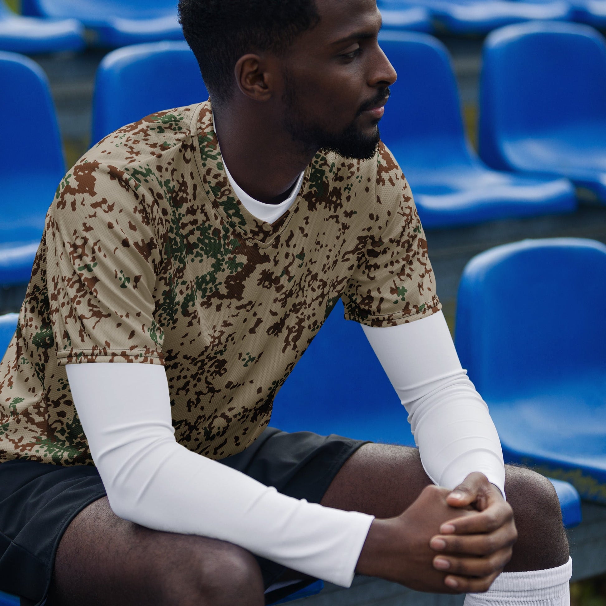 German Flecktarn Wüstentarn Desert CAMO Unisex Sports Jersey