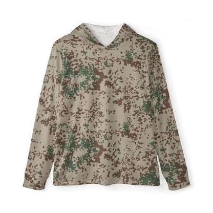 German Flecktarn Wüstentarn Desert CAMO Unisex Sports Warmup Hoodie - XS
