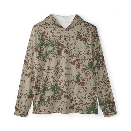 German Flecktarn Wüstentarn Desert CAMO Unisex Sports Warmup Hoodie - XS