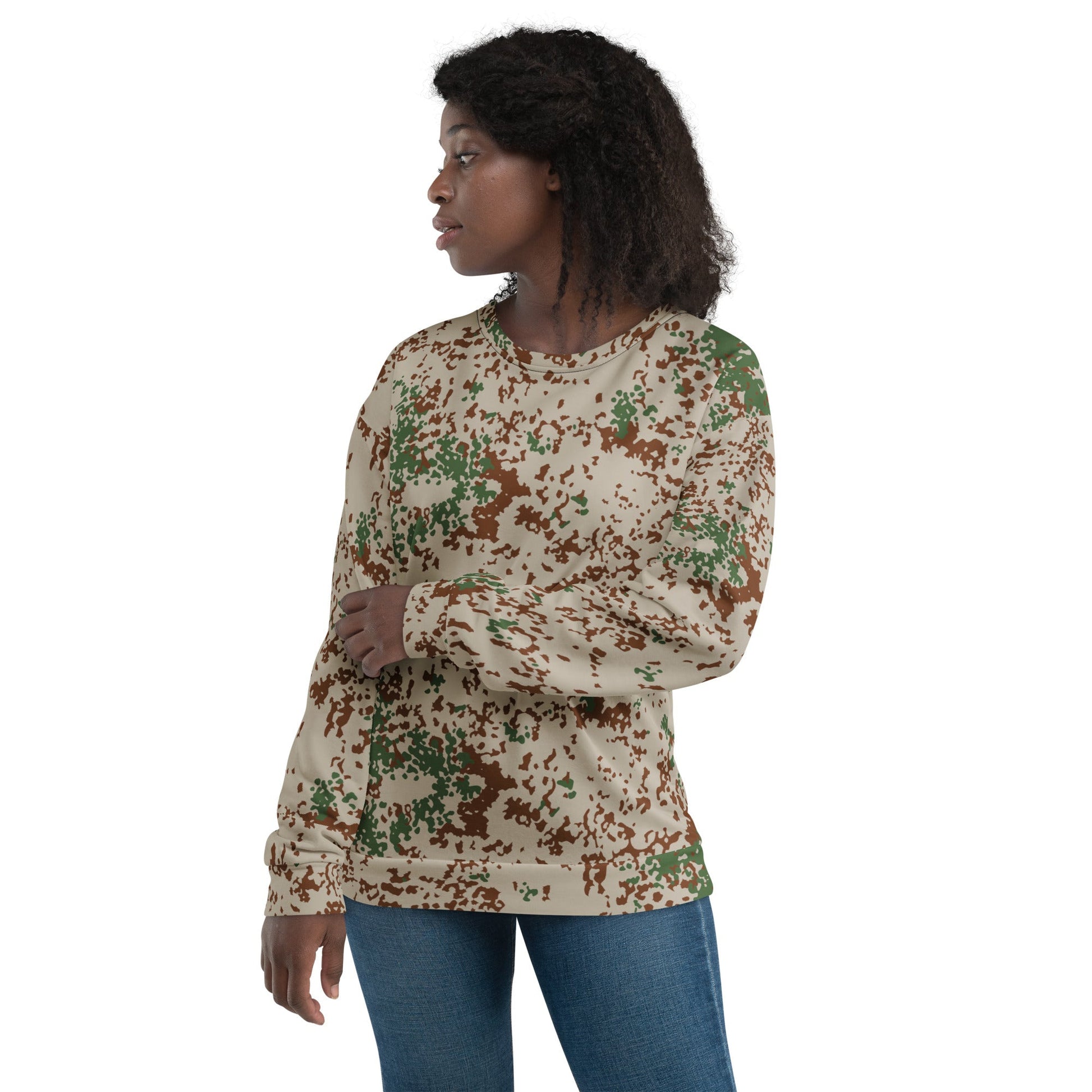 German Flecktarn Wüstentarn Desert CAMO Unisex Sweatshirt