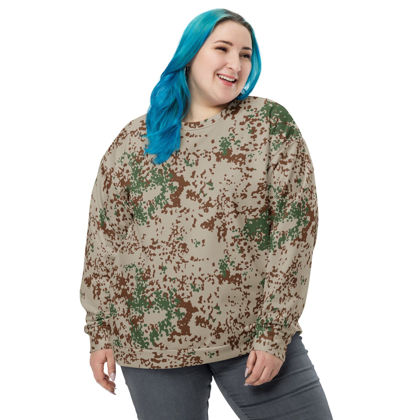 German Flecktarn Wüstentarn Desert CAMO Unisex Sweatshirt
