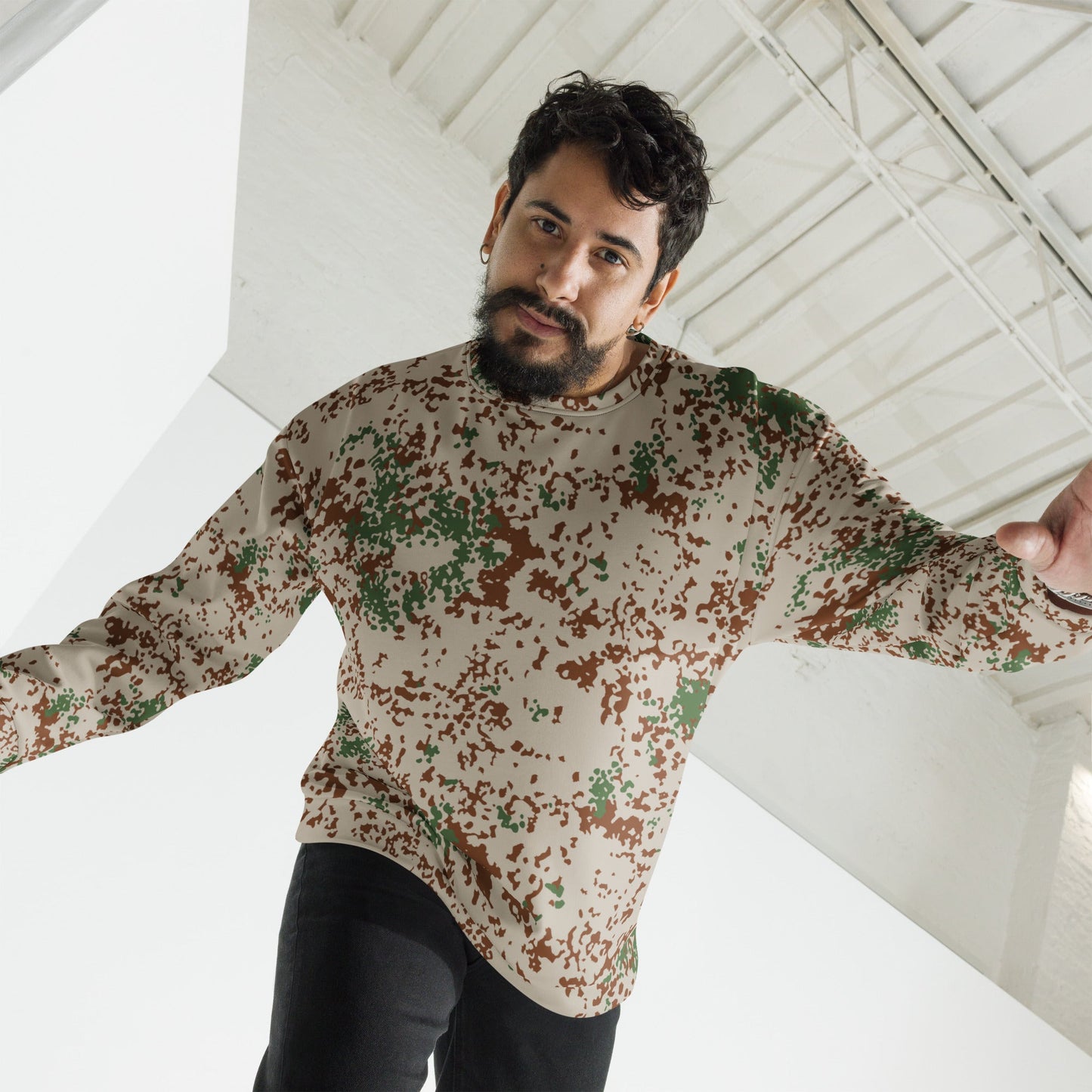 German Flecktarn Wüstentarn Desert CAMO Unisex Sweatshirt