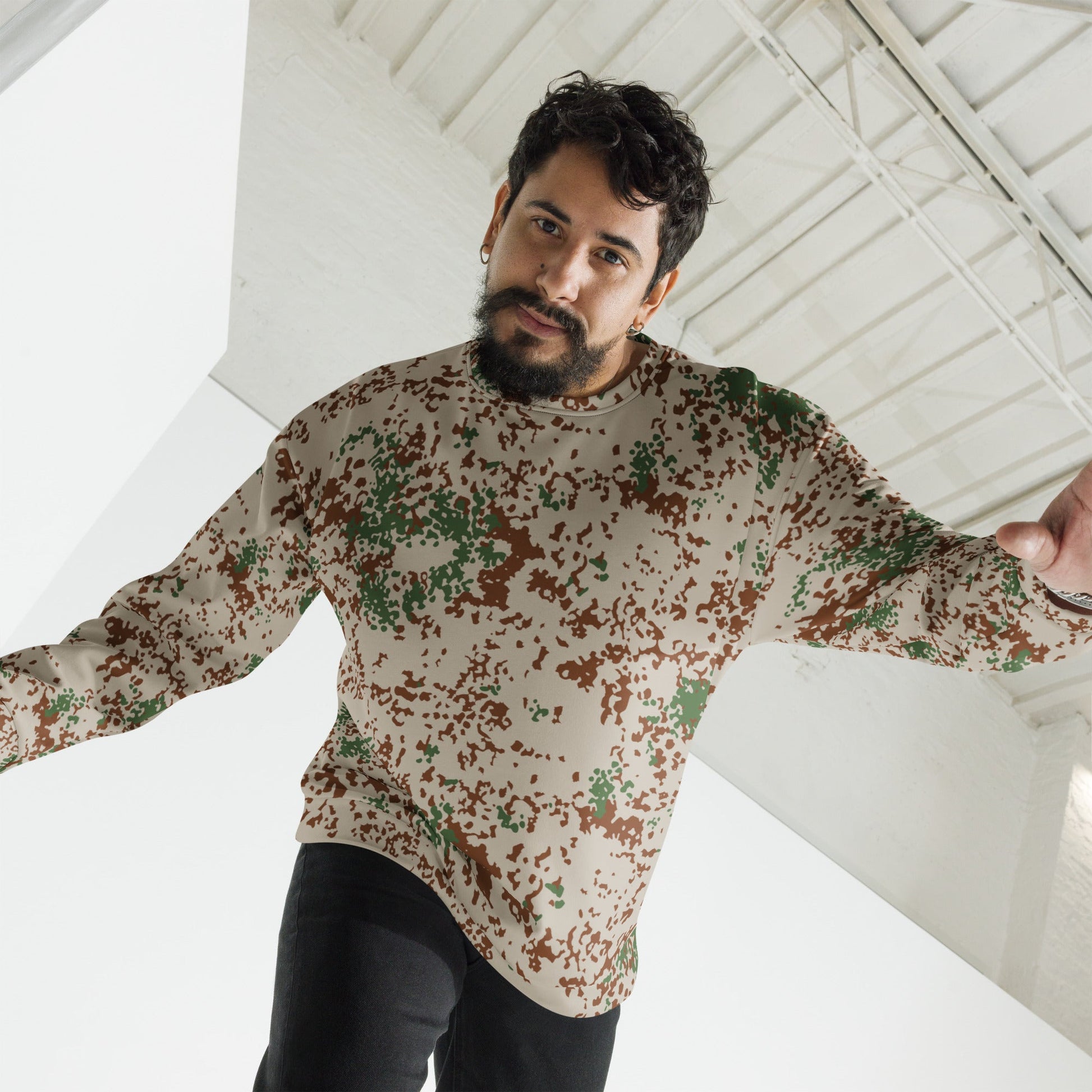German Flecktarn Wüstentarn Desert CAMO Unisex Sweatshirt
