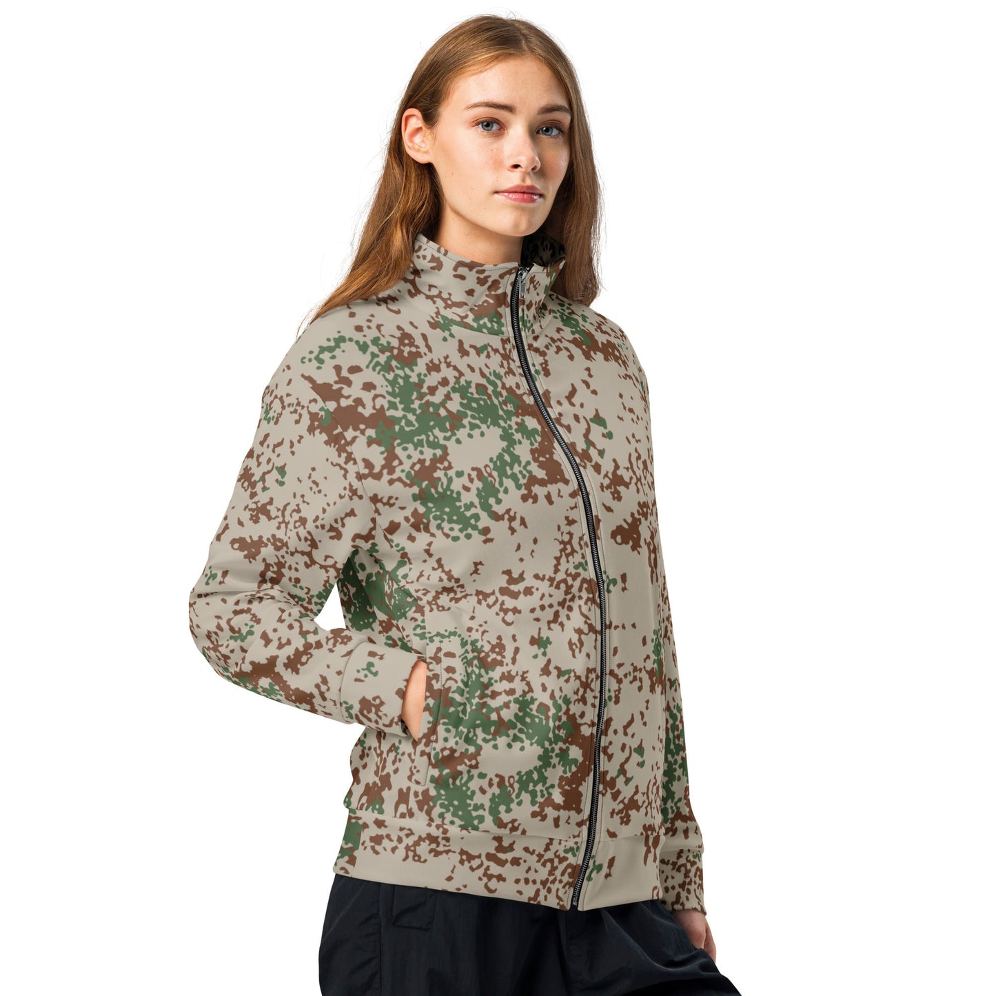 German Flecktarn Wüstentarn Desert CAMO Unisex Track Jacket