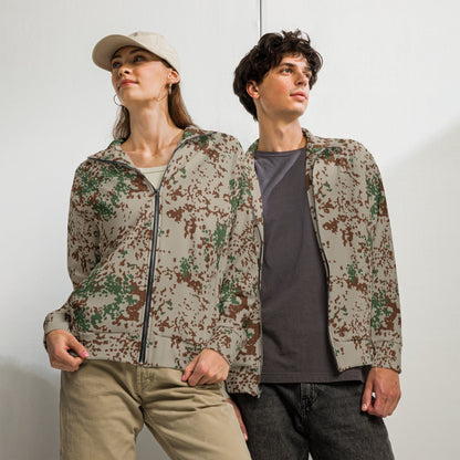German Flecktarn Wüstentarn Desert CAMO Unisex Track Jacket - 2XS
