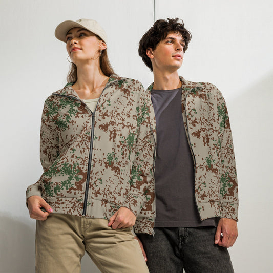 German Flecktarn Wüstentarn Desert CAMO Unisex Track Jacket - 2XS