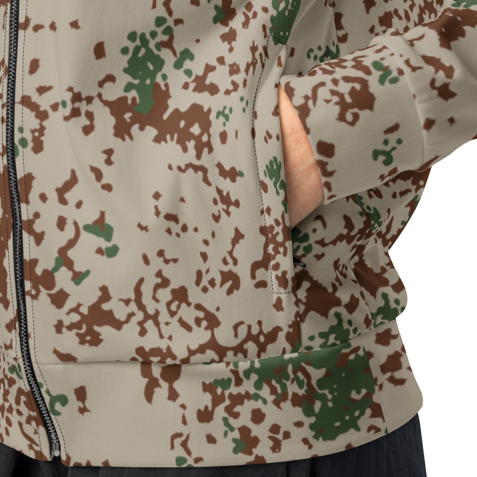 German Flecktarn Wüstentarn Desert CAMO Unisex Track Jacket