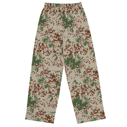 German Flecktarn Wüstentarn Desert CAMO Unisex Wide-Leg Leisure Pants
