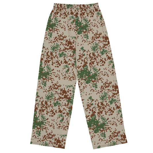 German Flecktarn Wüstentarn Desert CAMO Unisex Wide-Leg Leisure Pants