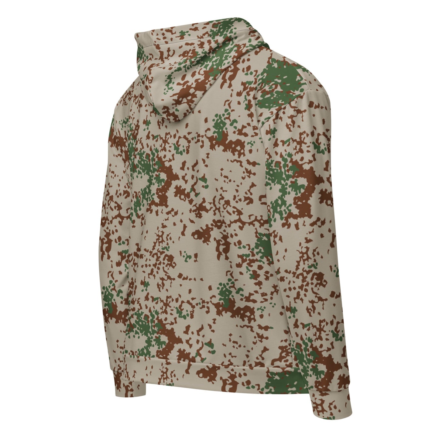 German Flecktarn Wüstentarn Desert CAMO Unisex Zip Hoodie