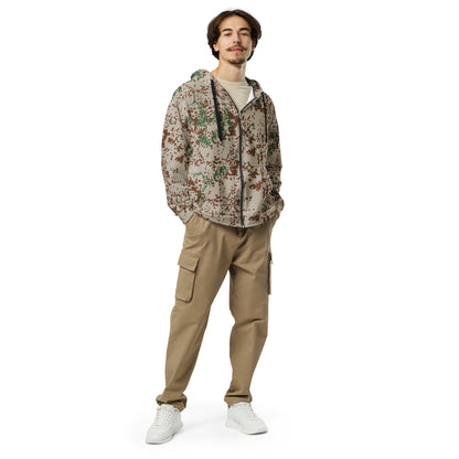 German Flecktarn Wüstentarn Desert CAMO Unisex Zip Hoodie