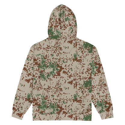 German Flecktarn Wüstentarn Desert CAMO Unisex Zip Hoodie