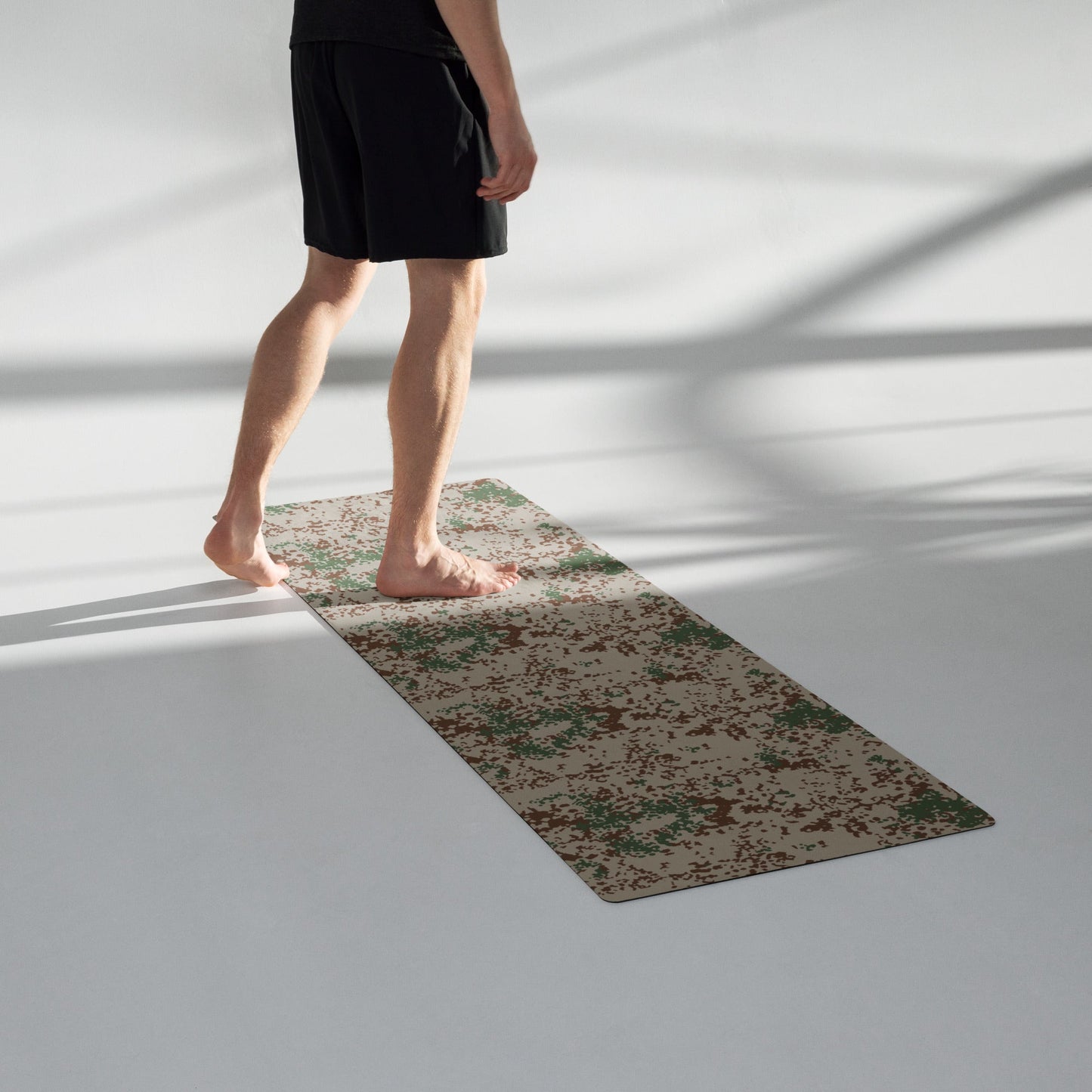 German Flecktarn Wüstentarn Desert CAMO Yoga Mat