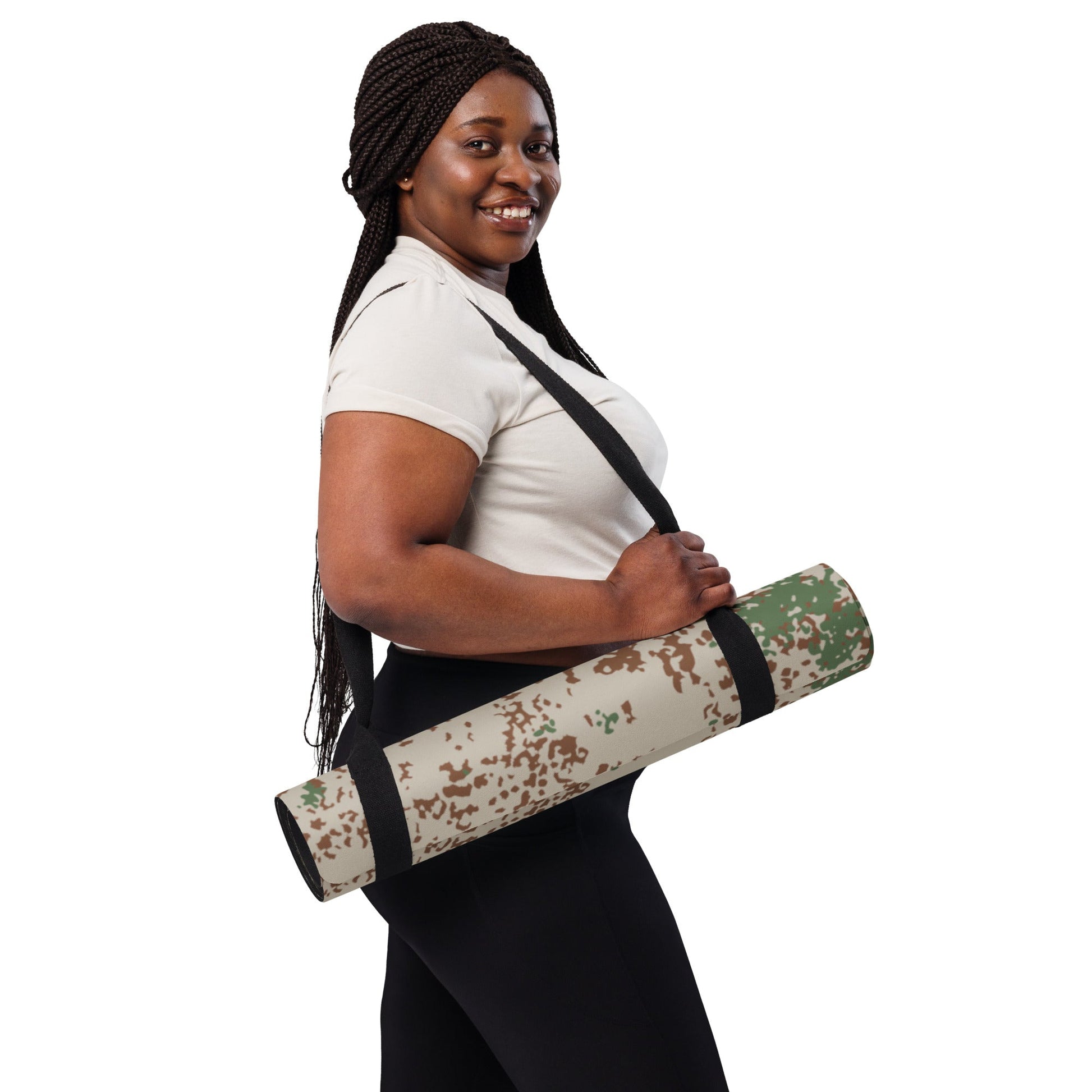 German Flecktarn Wüstentarn Desert CAMO Yoga Mat