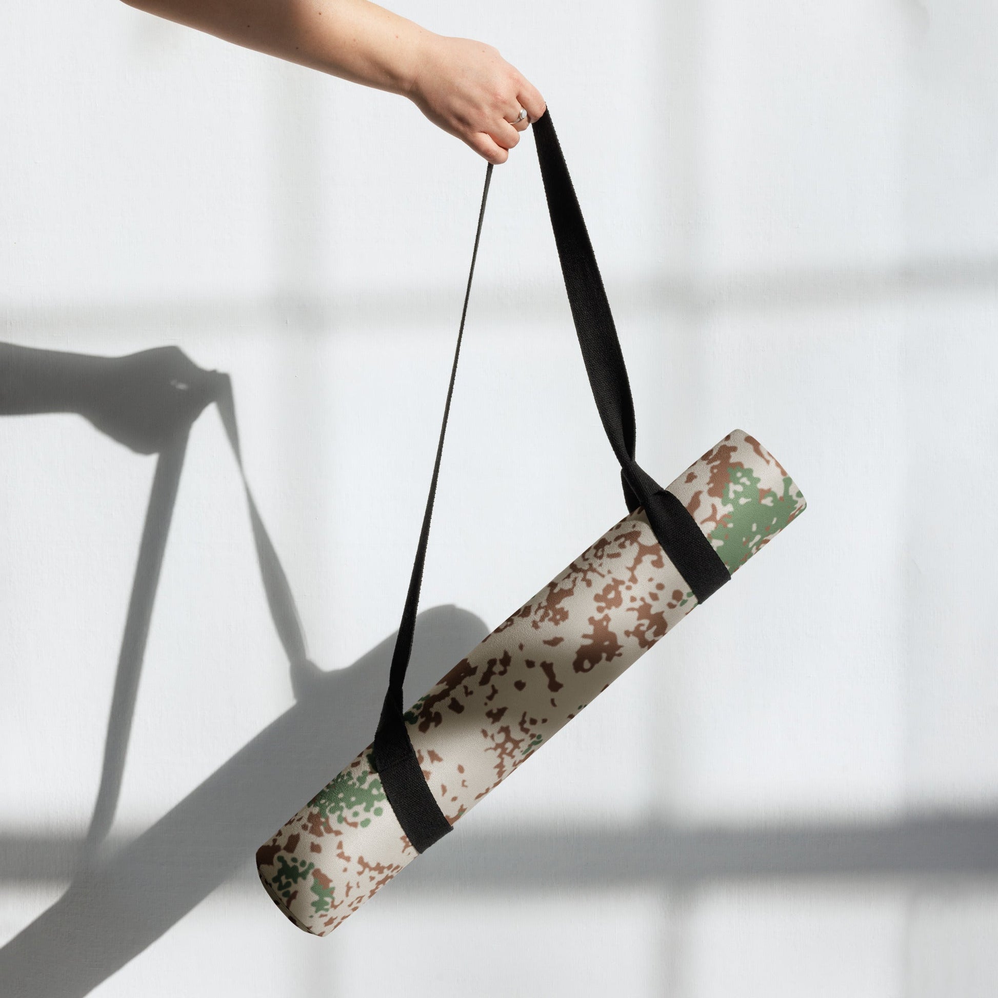 German Flecktarn Wüstentarn Desert CAMO Yoga Mat