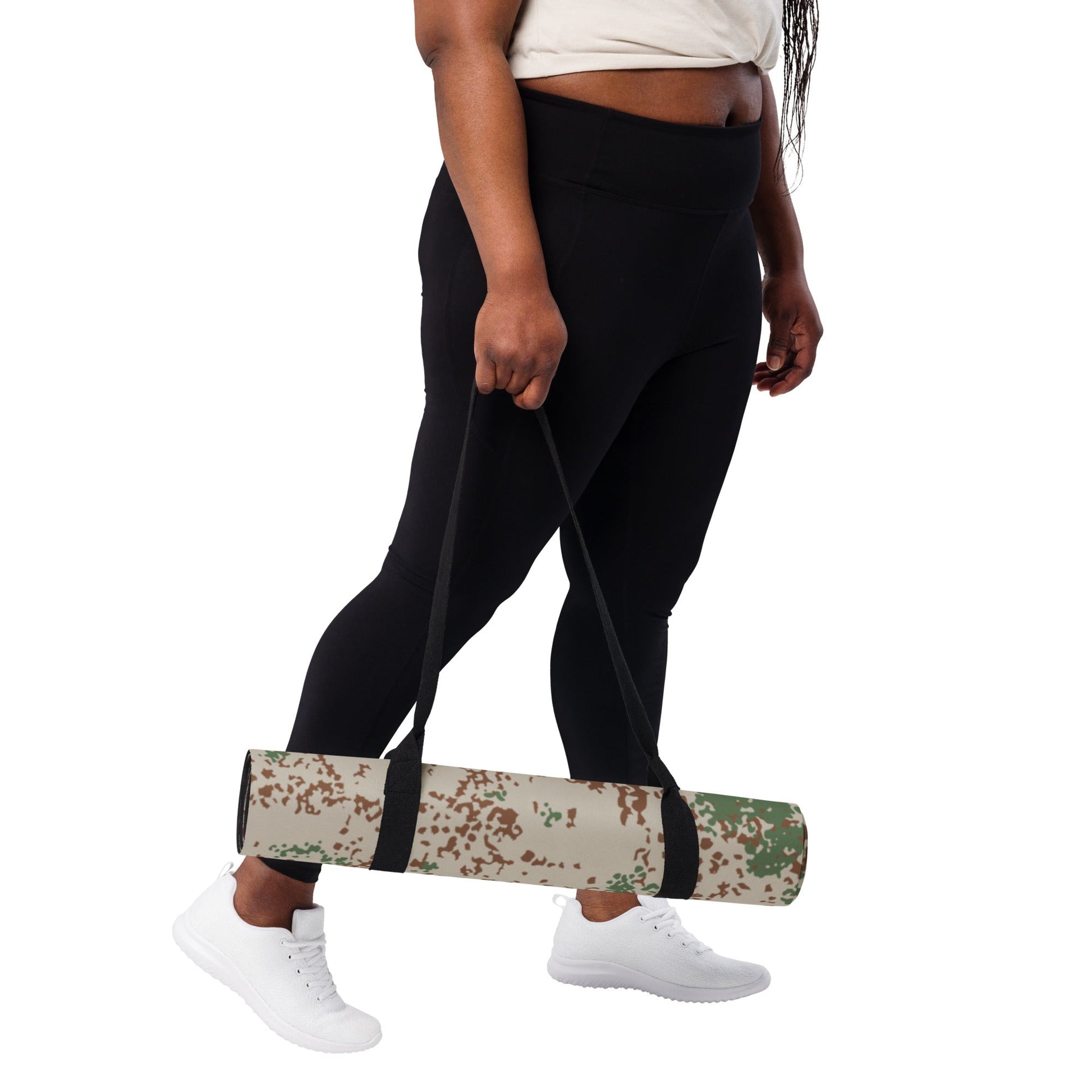 German Flecktarn Wüstentarn Desert CAMO Yoga Mat