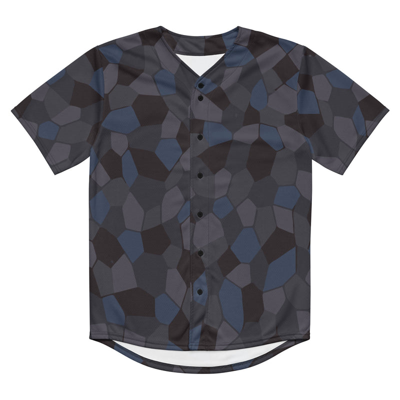 Lozenge Aircraft Night CAMO Unisex Baseball Jersey