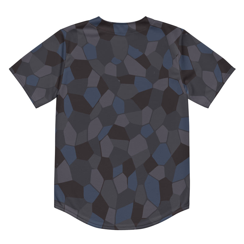 Lozenge Aircraft Night CAMO Unisex Baseball Jersey