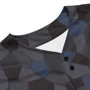 Lozenge Aircraft Night CAMO Unisex Baseball Jersey