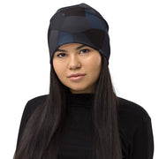 Lozenge Aircraft Night CAMO Beanie - Head