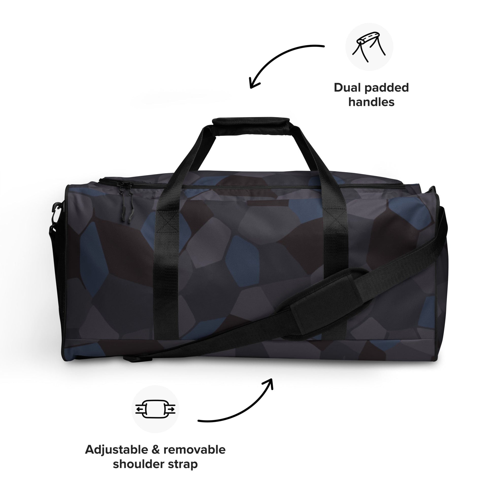 German WW1 Lozenge Aircraft Night CAMO Duffle bag - Bags