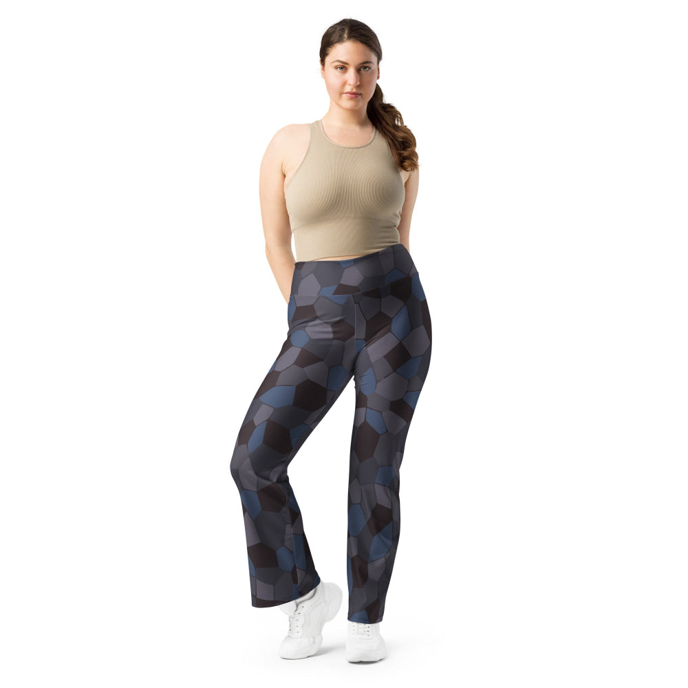 German WW1 Lozenge Aircraft Night CAMO Flare leggings - Womens Leggings